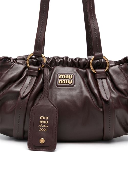 Borsa Joie in nappa Miu Miu | 5BG3062CSWF0NBL